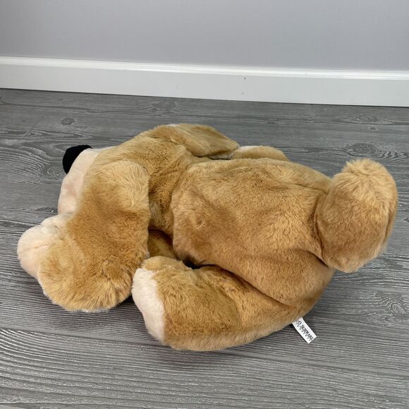 Vintage FAO Schwarz Patrick the Puppy Brown Hound Dog 20in Plush Stuffed Animal - Picture 3 of 11